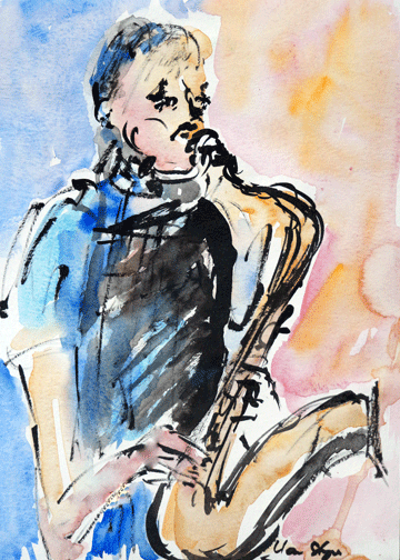 Jazz. Oct 16: Jazz: Sax Player