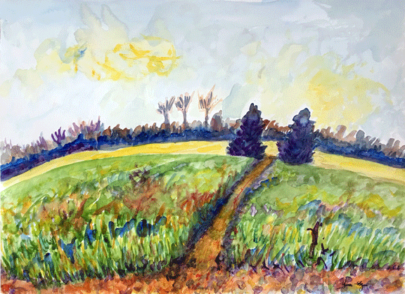 English Landscapes. Apr 18: Scarecrow