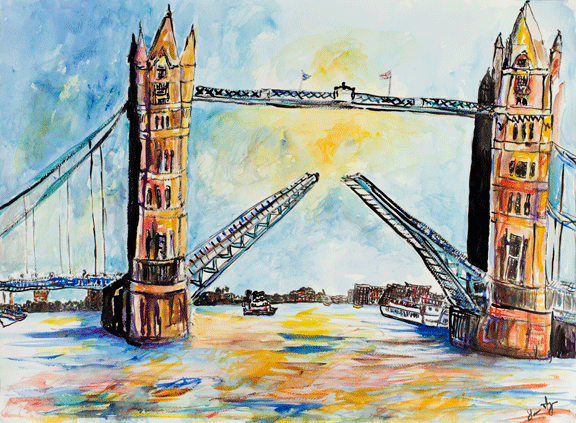 Previous Exhibitions. April 18: Bridge Paintings: Tower Bridge